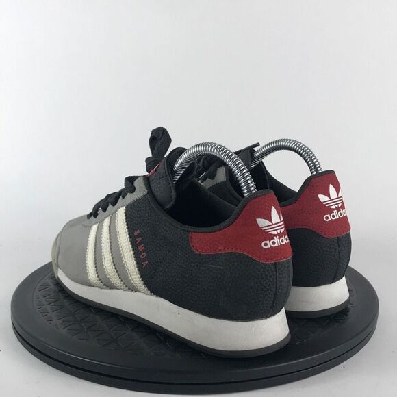 Adidas Samoa Gray/Black Athletic Running Shoes D74337 Youth Size 5.5Y - Picture 7 of 12